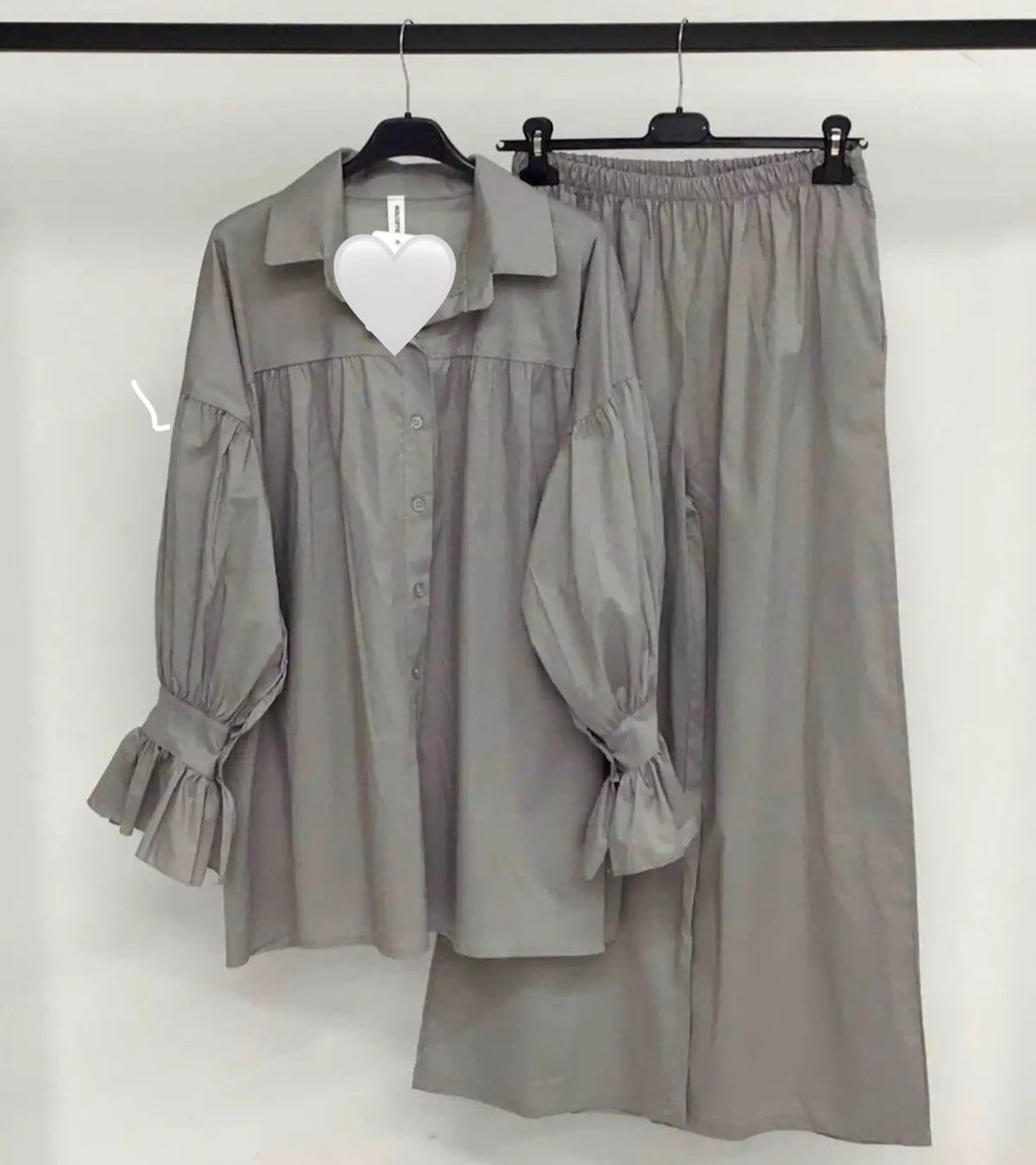 Conjunto pantalón gris