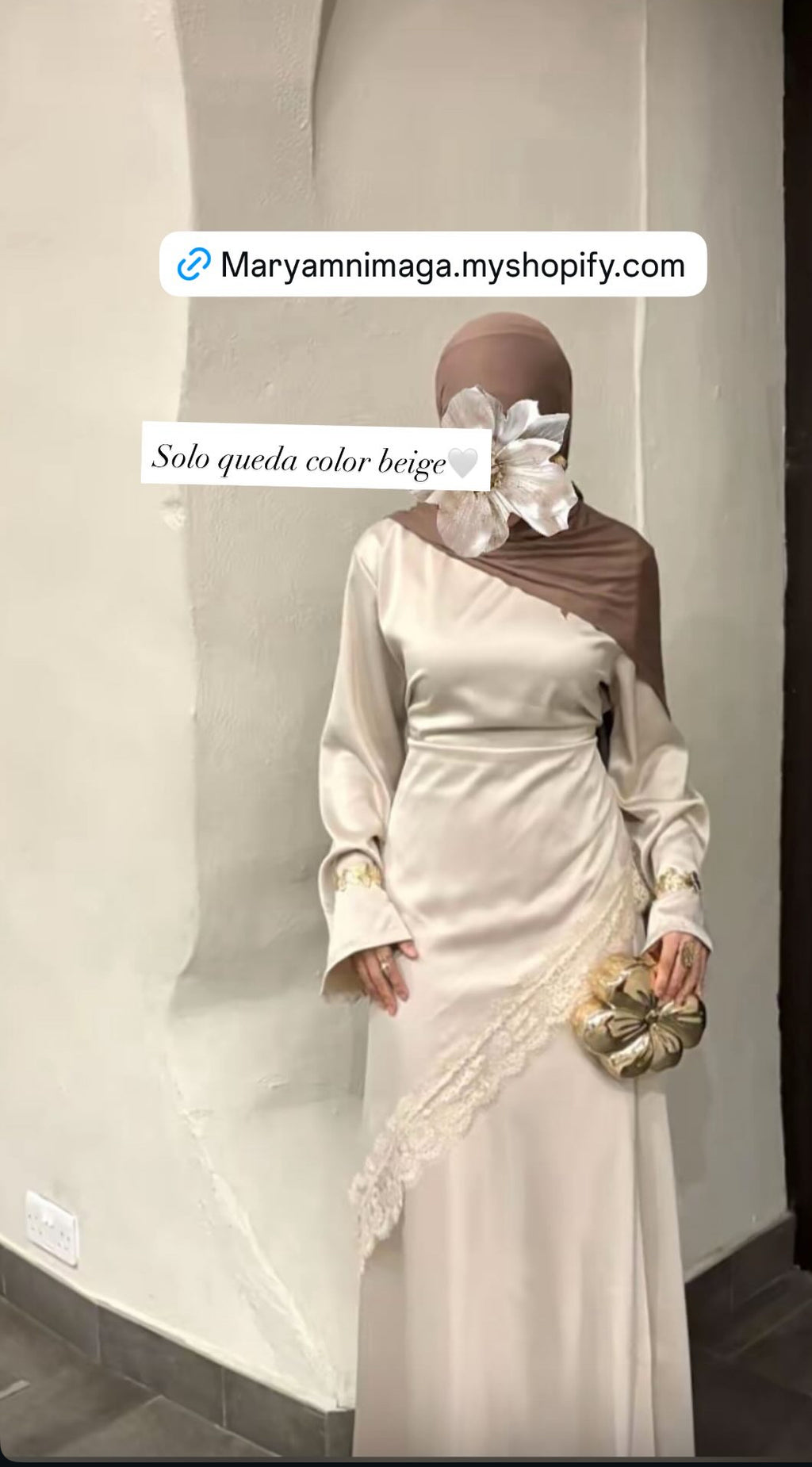 Conjunto satén lace