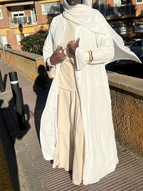 Abaya blanco